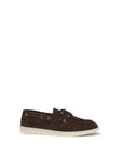 Prada Suede Leather Boat Shoes