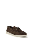 Prada Suede Leather Boat Shoes