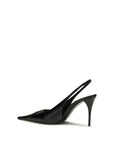 Saint Laurent Babylone High Heel Slingback Pumps - Black