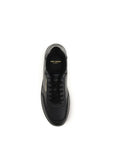 Saint Laurent SL/61 Leather Low Top Sneakers - Black