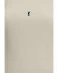 Saint Laurent YSL Cassandre Tank Top - Cool Beige