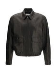Saint Laurent Black Leather Jacket