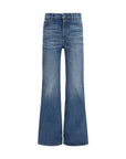 Chloé Medium Blue Cotton Flared Jeans