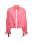 Fendi Cropped Bomber Jacket - Pink