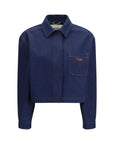 Fendi Indigo Blue Short Denim Jacket