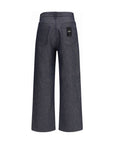 Fendi Relaxed Fit Linen-Denim Jeans