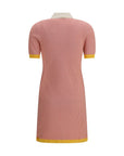 Fendi FF Mini Polo Shirt Dress - Dusty Pink