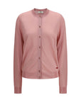 Fendi Logo Cardigan - Soft Pink