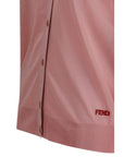Fendi Logo Cardigan - Soft Dusty Pink