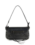 Balenciaga Le City Leather Pouch & Shoulder Bag - Black