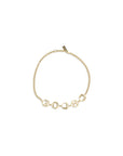 Chloé Logo Lettering Script Choker Necklace - Gold