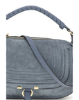 Chloé Marcie Small Leather Shoulder Bag - Blue