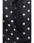 Max Mara Polka Dot Silk Dress