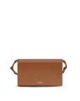 Jil Sander Crossbody Tangle Wallet With Strap - Tan Brown