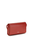 Jil Sander Crossbody Tangle Wallet With Strap- Red