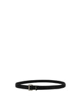 Saint Laurent Cassandre Waist Leather Belt - Black