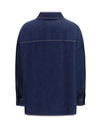 Max Mara Indigo Blue Denim Shirt