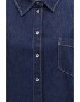 Max Mara Indigo Blue Denim Shirt