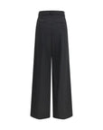 Max Mara Black High-Waisted Wide Leg Pants