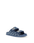 Gucci GG Denim Double Strap Sandals