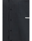GR10K Short Sleeve Collar Shirt - Charcoal - Made In Italy