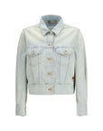 Jacob Cohen Light Wash Cropped Denim Jacket