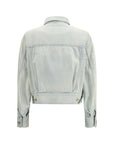 Jacob Cohen Light Wash Cropped Denim Jacket