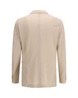 Lardini Double-Breasted Blazer - Beige