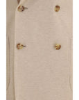 Lardini Double-Breasted Blazer - Beige