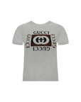 Gucci Logo Cotton T-Shirt - White