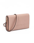 Jimmy Choo Logo Leather Shoulder Bag - Powder Pink