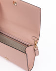 Jimmy Choo Logo Leather Shoulder Bag - Powder Pink