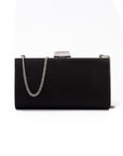 Jimmy Choo Satin Clutch Bag - Black