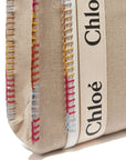 Chloé Wool Woody Medium Tote Bag