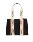 Chloé Wool Tote Bag - Black