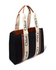 Chloé Wool Tote Bag - Black
