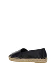 Saint Laurent Leather Espadrilles - Black