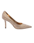 Jimmy Choo Crystal Embellished Love 85 Pumps - Bronze
