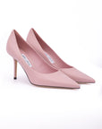 Jimmy Choo Reptile Embossed Leather Love 85 Pumps - Dusty Pink