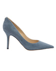 Jimmy Choo Suede Agnes Pumps - Dusk Blue