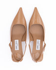 Jimmy Choo Amel 50 Slingback Pumps - Biscuit Brown