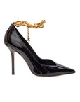 Jimmy Choo Diamond Talura Pumps - Black & Gold