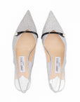 Jimmy Choo Amita 45 Slingback Pumps - Silver