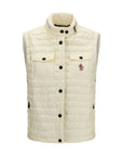 Moncler Grenoble Gumiane Gilet Sleeveless Puffer Jacket - Ivory
