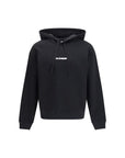 Jil Sander Logo Hoodie - Black