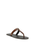 Saint Laurent Cassandre T-Bar Flat Sandals