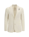 Lardini Single-Breasted Blazer - White