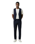 Mulish AB-213 Monetraso Blazer & Pants 3-Piece Suit - Deepest Blue - Made In Italy