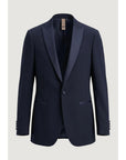 Mulish AB-213 Monetraso Blazer & Pants 3-Piece Suit - Deepest Blue - Made In Italy