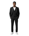 Mulish AB-213 Monetraso Three-Piece Suit - Black